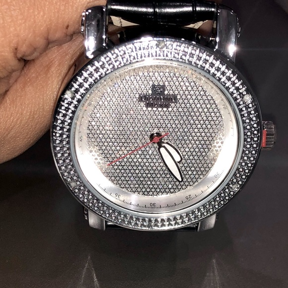 Other - Real diamond Black Friday men watch sale not CZ not fake! Authenticity included!